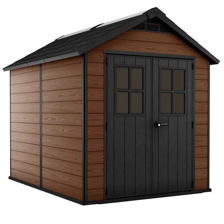 keter newton 7ft 6″ x 9ft 5″ (2.3 x 2.9m) storage shed