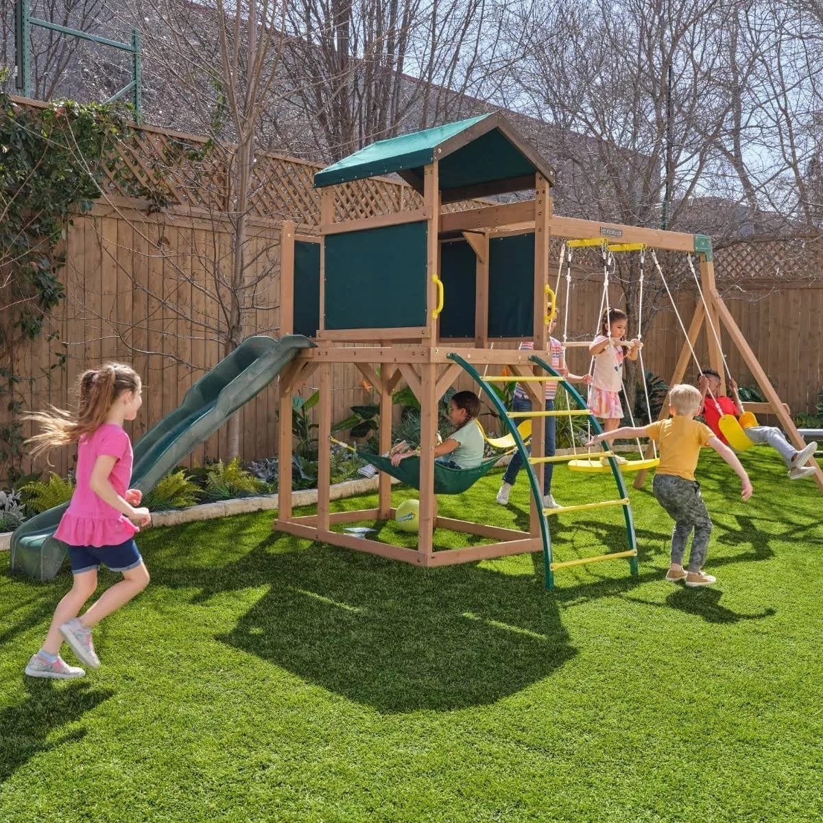 kidkraft hideaway haven swing set kidkraft hideaway haven swing set