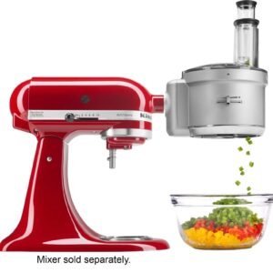 kitchenaid – ksm2fpa food processor attachment kit with commercial style dicing – silver kitchenaid – ksm2fpa food processor attachment kit with commercial style dicing – silver
