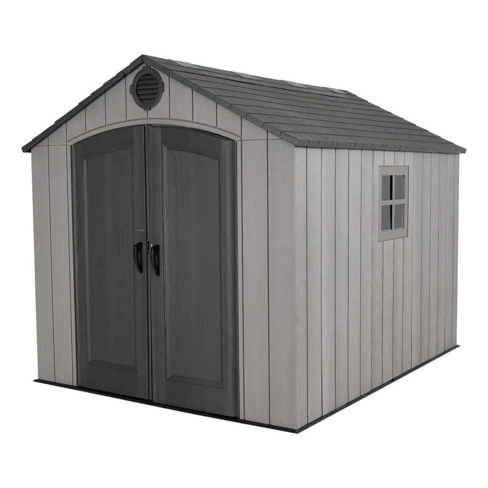 lifetime 8 ft x 10 ft outdoor storage shed 60371 lifetime 8 ft x 10 ft outdoor storage shed 60371