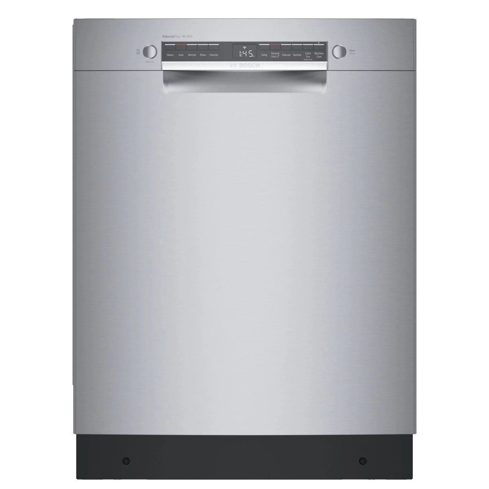 bosch 300 series 24″ stainless steel built in dishwasher sge53b55uc