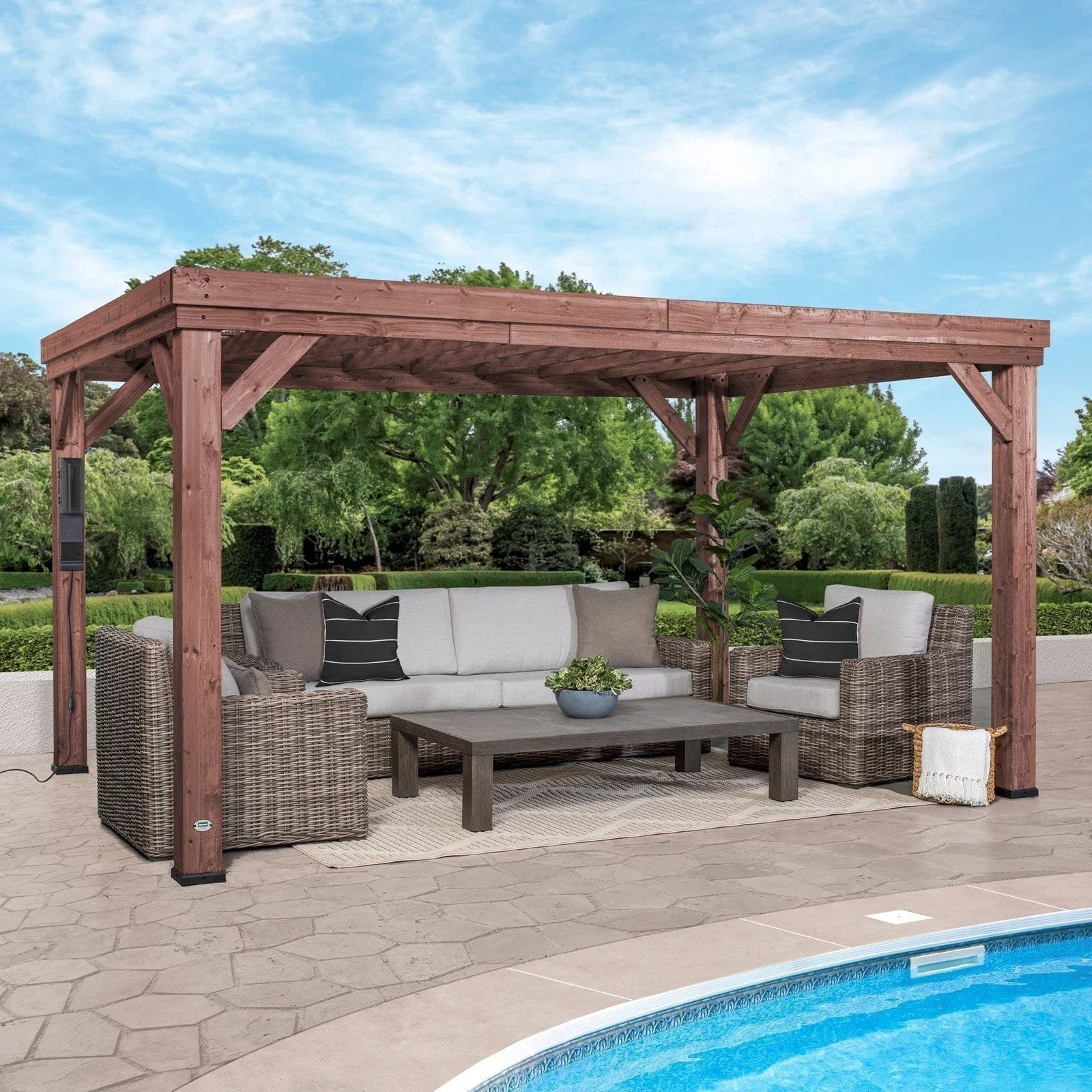 14×10 brockton pergola