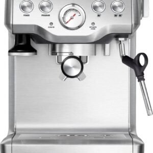 breville – the infuser manual espresso machine with 15 bars of pressure, milk frother and water filtration – silver breville – the infuser manual espresso machine with 15 bars of pressure, milk frother and water filtration – silver