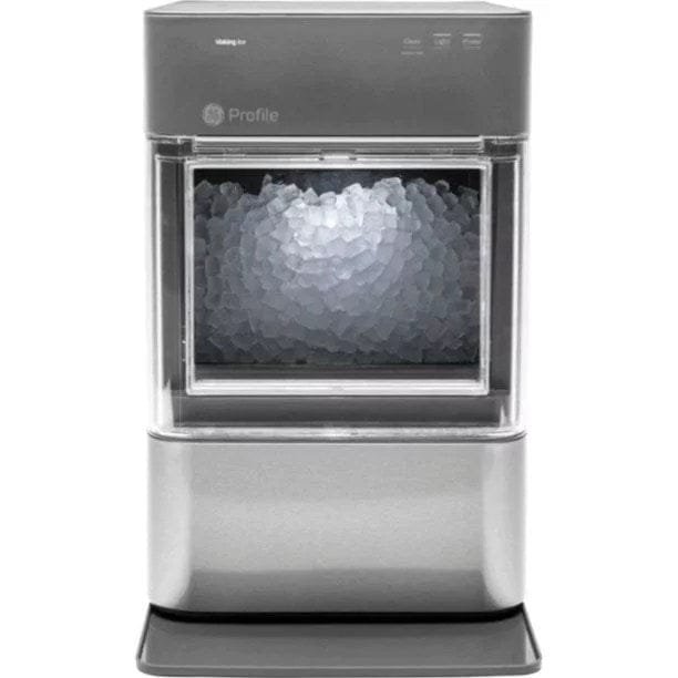 ge profile – opal 2.0 24 lb. portable ice maker with nugget ice production and built in wifi – stainless steel ge profile – opal 2.0 24 lb. portable ice maker with nugget ice production and built in wifi – stainless steel