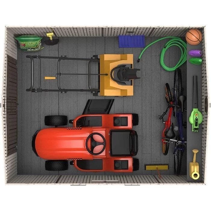 side 10 ft. w x 8 ft. d plastic storage shed side 10 ft. w x 8 ft. d plastic storage shed