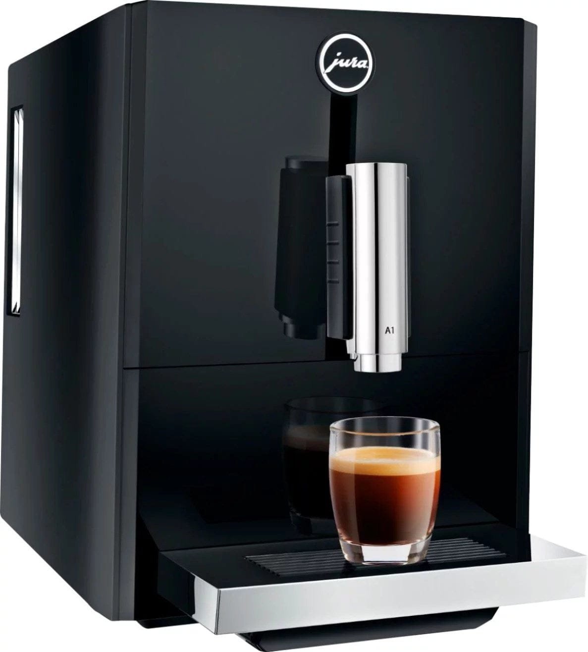 jura a1 espresso machine with 15 bars of pressure piano black jura a1 espresso machine with 15 bars of pressure piano black
