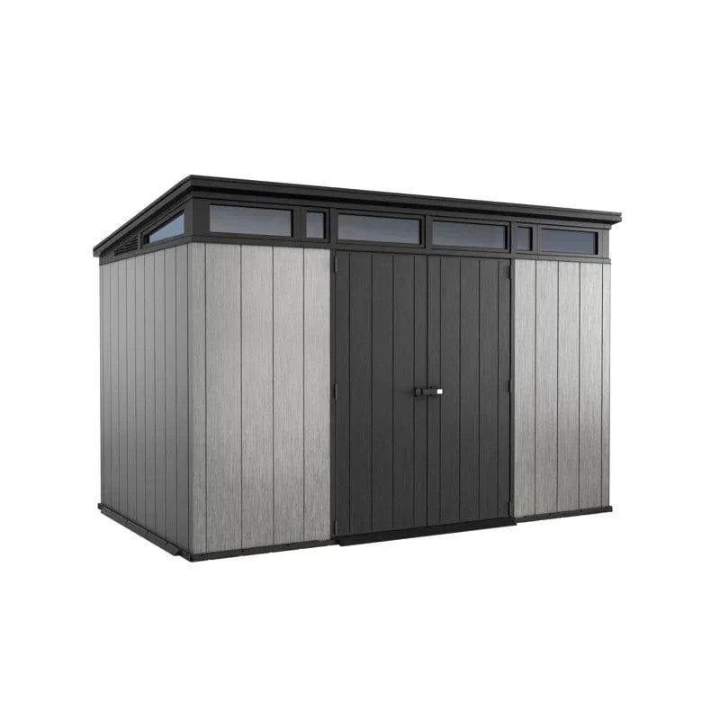 keter artisan 9×7 foot large outdoor shed with floor with modern design for patio furniture keter artisan 9×7 foot large outdoor shed with floor with modern design for patio furniture