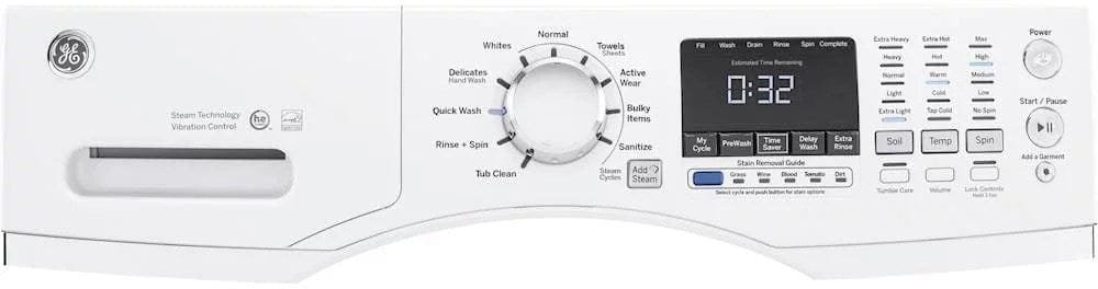 ge – 4.5 cu. ft. stackable front load washer – white ge – 4.5 cu. ft. stackable front load washer – white