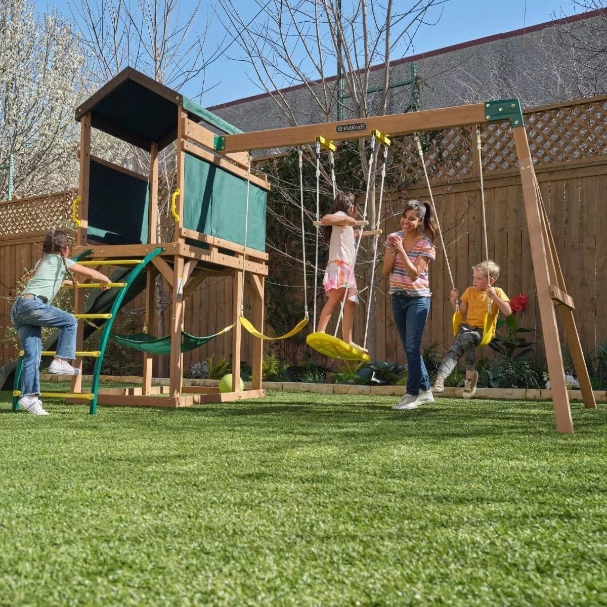 kidkraft hideaway haven swing set kidkraft hideaway haven swing set