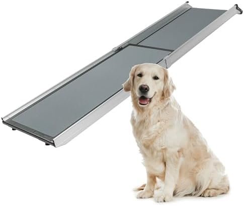 petsafe happy ride compact telescoping dog ramp portable pet ramp for cars, trucks & suvs with adjustable sizing non slip design lightweight pet mobility assistance extra long petsafe happy ride compact telescoping dog ramp portable pet ramp for cars, trucks & suvs with adjustable sizing non slip design lightweight pet mobility assistance extra long