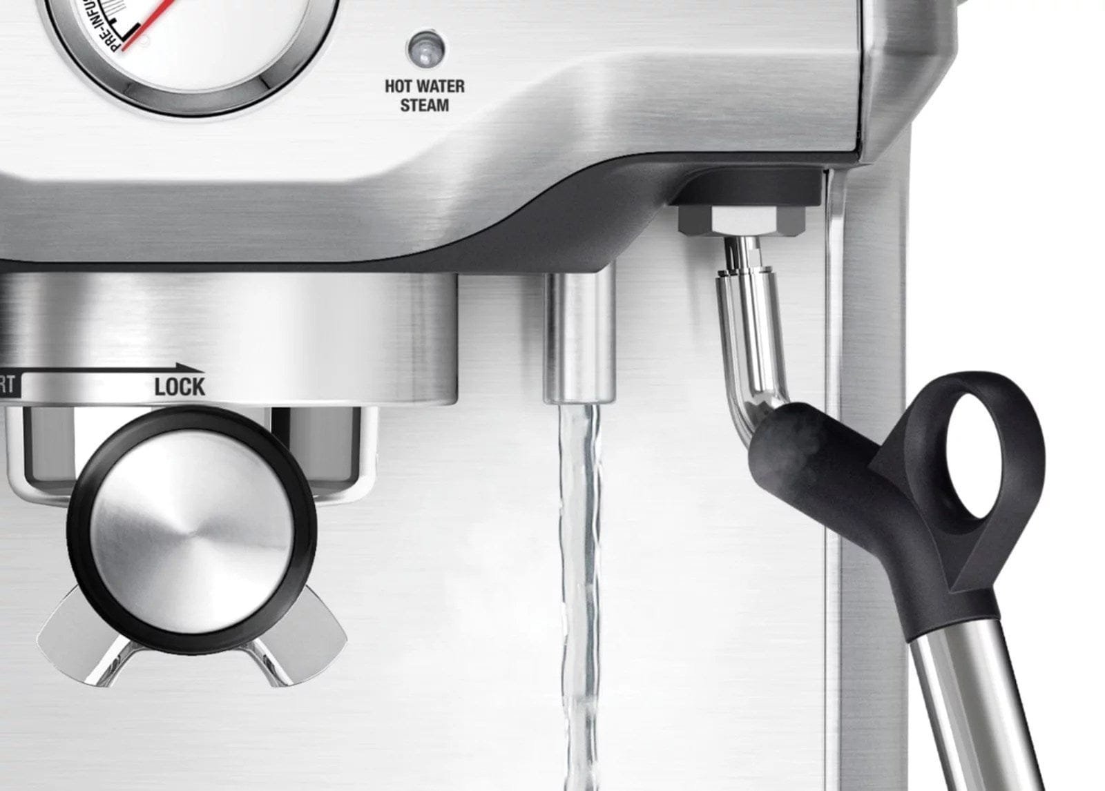 breville – the infuser manual espresso machine with 15 bars of pressure, milk frother and water filtration – silver breville – the infuser manual espresso machine with 15 bars of pressure, milk frother and water filtration – silver