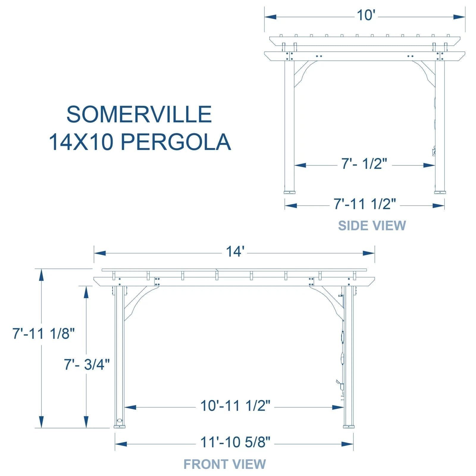 14×10 somerville pergola 14×10 somerville pergola