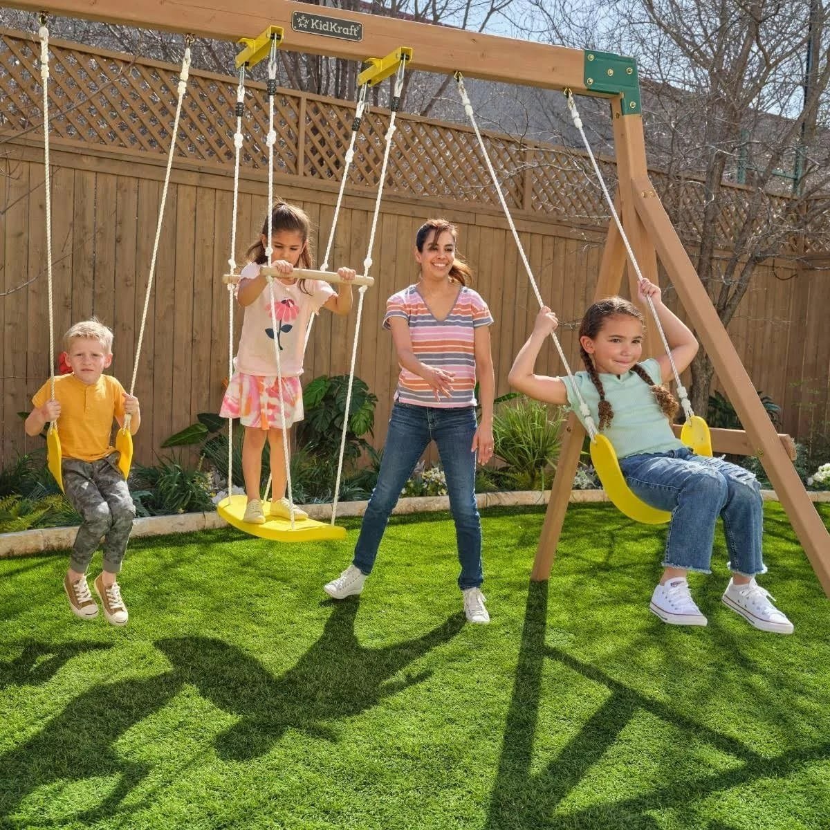kidkraft hideaway haven swing set kidkraft hideaway haven swing set