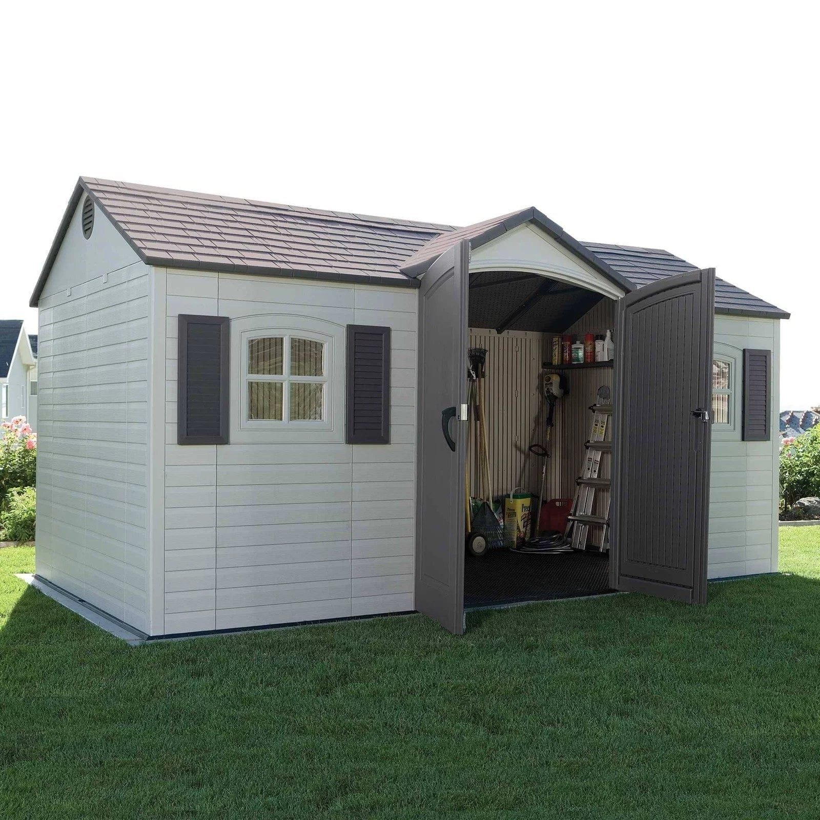 lifetime garden shed – 15 ft. x 8 ft. lifetime garden shed – 15 ft. x 8 ft.