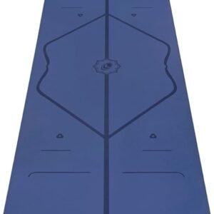 liforme original yoga mat – free yoga bag included patented alignment system, warrior like grip, non slip, eco friendly, sweat resistant, long, wide, 4.2mm thick mat for comfort