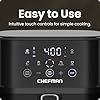 chefman air fryer – 6 qt compact airfryer for quick & easy meals, features hi fry technology for extra crisp, easy view window, touch controls with 4 presets, nonstick & dishwasher safe basket black chefman air fryer – 6 qt compact airfryer for quick & easy meals, features hi fry technology for extra crisp, easy view window, touch controls with 4 presets, nonstick & dishwasher safe basket black