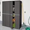 sterilite 4 shelf cabinet, heavy duty and easy to assemble plastic storage unit, organize bins in the garage, basement, attic, mudroom, gray, 1 pack sterilite 4 shelf cabinet, heavy duty and easy to assemble plastic storage unit, organize bins in the garage, basement, attic, mudroom, gray, 1 pack