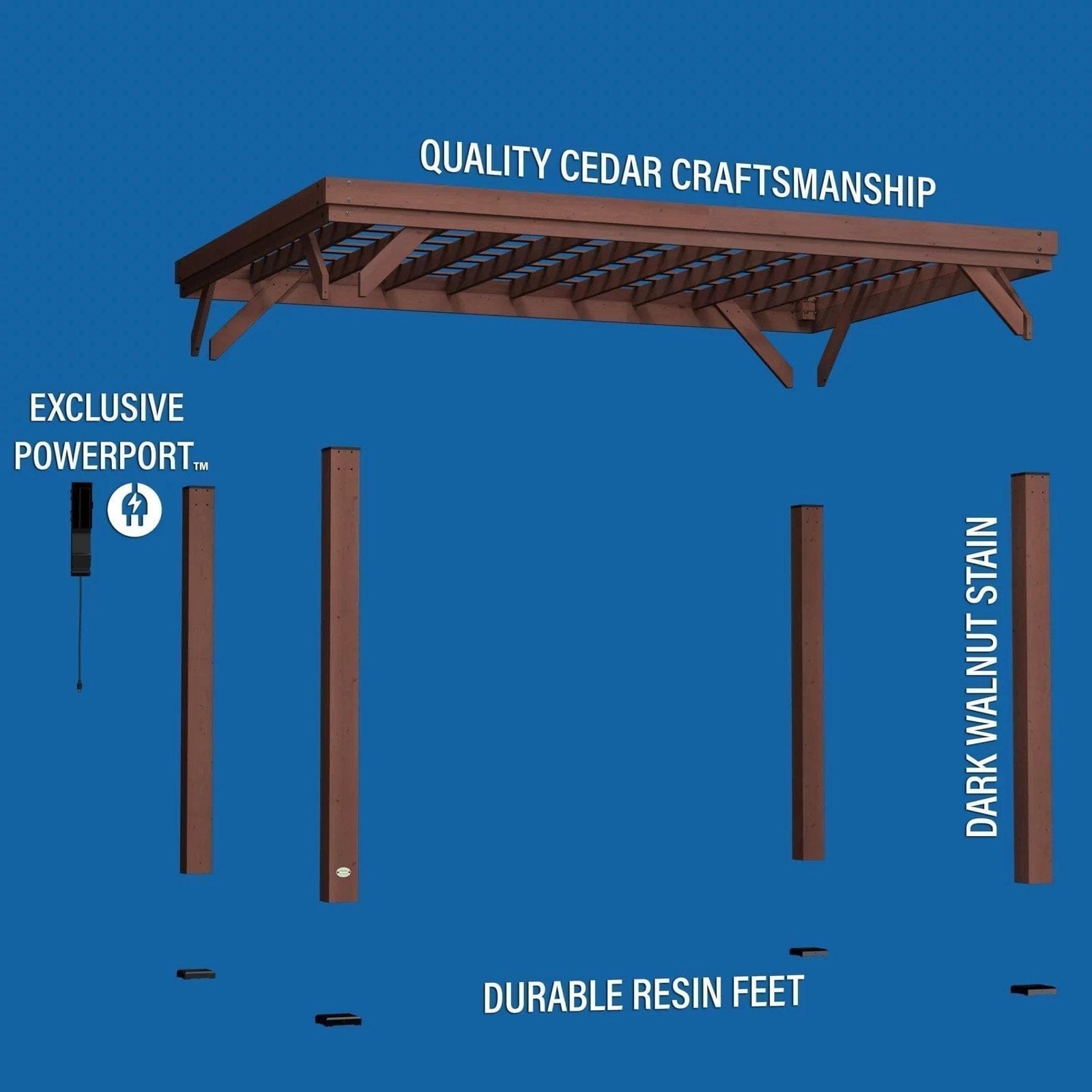 14×10 brockton pergola 14×10 brockton pergola