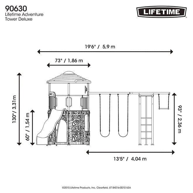 lifetime adventure tower 290633 lifetime adventure tower 290633