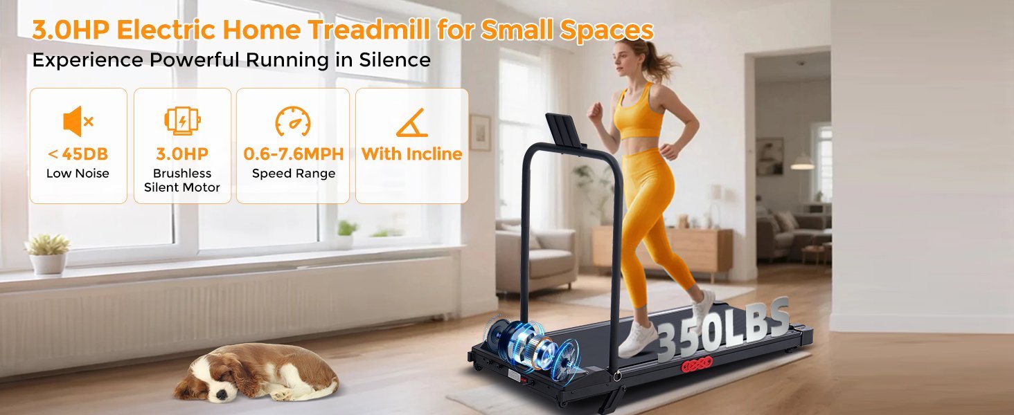 kassadin walking pad with handle bar, 2026 upgrade portable small treadmill with handles for home small, 3.0hp under desk walking pad treadmill with incline, 0.6 7.6mph, 350lbs kassadin walking pad with handle bar, 2026 upgrade portable small treadmill with handles for home small, 3.0hp under desk walking pad treadmill with incline, 0.6 7.6mph, 350lbs
