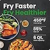 chefman air fryer – 6 qt compact airfryer for quick & easy meals, features hi fry technology for extra crisp, easy view window, touch controls with 4 presets, nonstick & dishwasher safe basket black chefman air fryer – 6 qt compact airfryer for quick & easy meals, features hi fry technology for extra crisp, easy view window, touch controls with 4 presets, nonstick & dishwasher safe basket black