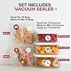 chef preserve compact vacuum sealer for food (vacuum sealer machine + 3 glass vacuum containers + 30 reusable vacuum bags) powerful handheld vacuum seal machine, seal meal saver, portable food sealer chef preserve compact vacuum sealer for food (vacuum sealer machine + 3 glass vacuum containers + 30 reusable vacuum bags) powerful handheld vacuum seal machine, seal meal saver, portable food sealer