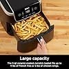 ninja air fryer with air crisp | 5 qt capacity fits up to 4lbs of fries | 4 in 1 pro air fry, roast, reheat, dehydrate | 400°f max temp | 1750 watts | w/nonstick basket & crisper plate | grey | af141 ninja air fryer with air crisp | 5 qt capacity fits up to 4lbs of fries | 4 in 1 pro air fry, roast, reheat, dehydrate | 400°f max temp | 1750 watts | w/nonstick basket & crisper plate | grey | af141