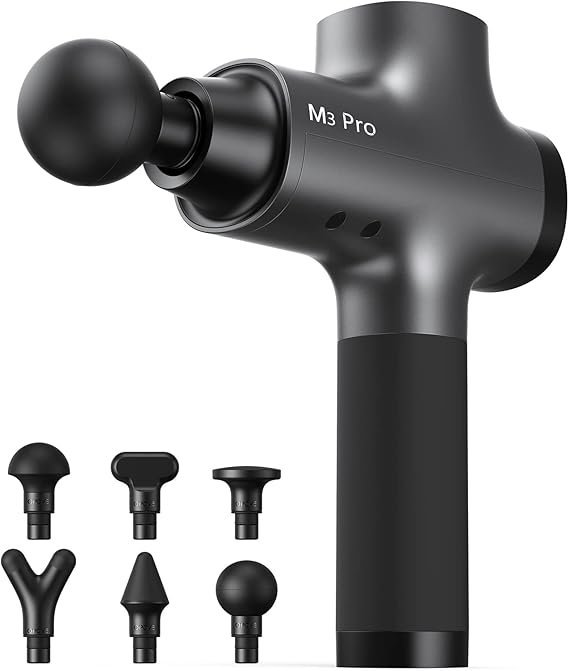 opove m3 pro 2 massage gun deep tissue percussion muscle massager for workout, percussive therapy fascia gun for athletes fast recovery, 30 days long battery life, 70lbs stall force, space gray opove m3 pro 2 massage gun deep tissue percussion muscle massager for workout, percussive therapy fascia gun for athletes fast recovery, 30 days long battery life, 70lbs stall force, space gray
