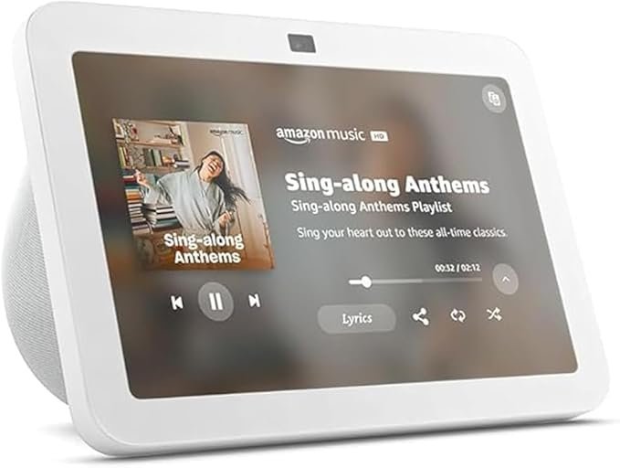 amazon echo show 8, with spatial audio, smart home hub, ideal for open living spaces, designed for alexa+, glacier white amazon echo show 8, with spatial audio, smart home hub, ideal for open living spaces, designed for alexa+, glacier white