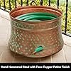 liberty garden 1917 g hose pot, hammered, patina liberty garden 1917 g hose pot, hammered, patina