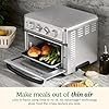 cuisinart air fryer toaster oven, 1800w, 8 in 1 with air fry, convection, broil & warm, 0.6 cubic feet, 60 minute timer, toa 70nas, stainless steel cuisinart air fryer toaster oven, 1800w, 8 in 1 with air fry, convection, broil & warm, 0.6 cubic feet, 60 minute timer, toa 70nas, stainless steel