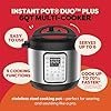 instant pot duo plus 9 in 1 multicooker, pressure cooker, slow cook, rice maker, steamer, sauté, yogurt, warmer & sterilizer, includes app with over 800 recipes, stainless steel, 6 quarts instant pot duo plus 9 in 1 multicooker, pressure cooker, slow cook, rice maker, steamer, sauté, yogurt, warmer & sterilizer, includes app with over 800 recipes, stainless steel, 6 quarts