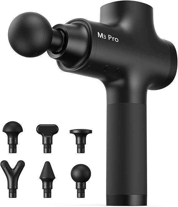 opove m3 pro 2 massage gun deep tissue percussion muscle massager for workout, handheld percussive therapy fascia gun for athletes fast recovery 4 8 hours long battery life, powerful, quiet, black opove m3 pro 2 massage gun deep tissue percussion muscle massager for workout, handheld percussive therapy fascia gun for athletes fast recovery 4 8 hours long battery life, powerful, quiet, black