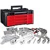 craftsman 230 pcs mechanics tool set, socket wrench set, car tool kit with versastack toolbox, sae and metric,1/4 in, 3/8 in, and 1/2 drive, short and long arm hex keys (cmmt45306) craftsman 230 pcs mechanics tool set, socket wrench set, car tool kit with versastack toolbox, sae and metric,1/4 in, 3/8 in, and 1/2 drive, short and long arm hex keys (cmmt45306)