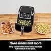 ninja air fryer with air crisp | 5 qt capacity fits up to 4lbs of fries | 4 in 1 pro air fry, roast, reheat, dehydrate | 400°f max temp | 1750 watts | w/nonstick basket & crisper plate | grey | af141 ninja air fryer with air crisp | 5 qt capacity fits up to 4lbs of fries | 4 in 1 pro air fry, roast, reheat, dehydrate | 400°f max temp | 1750 watts | w/nonstick basket & crisper plate | grey | af141