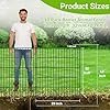 10 panels no dig decorative outdoor garden fence with gate for yard, 32 in(h) x 23.6 ft(l) animal barrier fencing rustproof metal wire panel border for dog, rabbits, and patio temporary ground stakes 10 panels no dig decorative outdoor garden fence with gate for yard, 32 in(h) x 23.6 ft(l) animal barrier fencing rustproof metal wire panel border for dog, rabbits, and patio temporary ground stakes