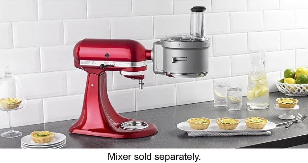 kitchenaid – ksm2fpa food processor attachment kit with commercial style dicing – silver kitchenaid – ksm2fpa food processor attachment kit with commercial style dicing – silver