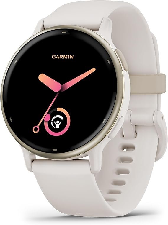 garmin vívoactive 5, health and fitness gps smartwatch, amoled display, up to 11 days of battery, ivory garmin vívoactive 5, health and fitness gps smartwatch, amoled display, up to 11 days of battery, ivory