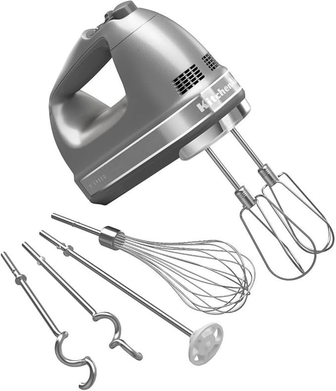 kitchenaid 9 speed digital hand mixer with turbo beater ii accessories and pro whisk contour silver kitchenaid 9 speed digital hand mixer with turbo beater ii accessories and pro whisk contour silver