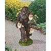 design toscano schlepping the garden gnomes bigfoot yeti indoor/outdoor garden statue, 16 inch tall, cast stone resin, painted full color finish design toscano schlepping the garden gnomes bigfoot yeti indoor/outdoor garden statue, 16 inch tall, cast stone resin, painted full color finish