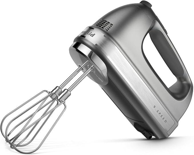 kitchenaid 9 speed digital hand mixer with turbo beater ii accessories and pro whisk contour silver kitchenaid 9 speed digital hand mixer with turbo beater ii accessories and pro whisk contour silver