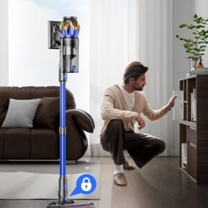 cordless vacuum cleaner, upgraded 650w 55kpa 70mins cordless stick vacuum cleaner with self standing and touch screen, anti tangle wireless vacumm, vacuum cleaners for home/pet hair/carpets/floors