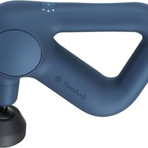 theragun therabody relief handheld percussion massage gun easy to use, comfortable & light personal massager for every day pain relief massage therapy in neck, back, leg, shoulder and body (navy)