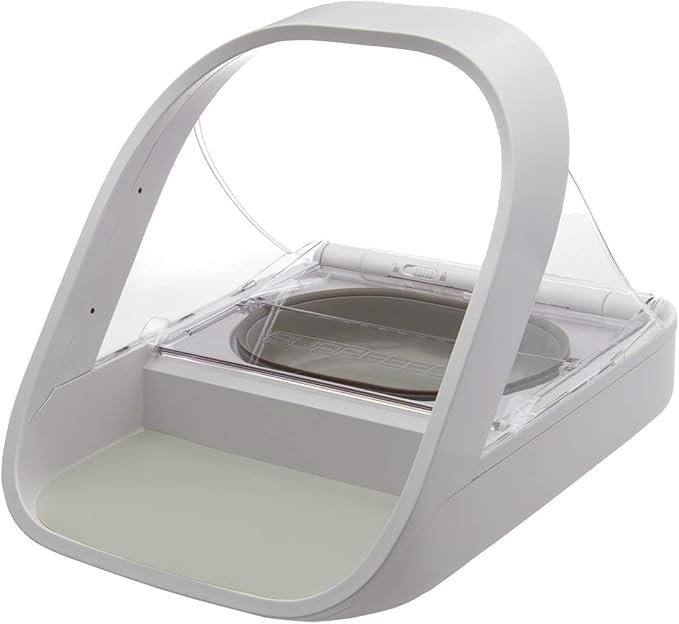 sure petcare sureflap surefeed microchip pet feeder selective automatic pet feeder makes meal times stress free, suitable for both wet and dry food mpf001 sure petcare sureflap surefeed microchip pet feeder selective automatic pet feeder makes meal times stress free, suitable for both wet and dry food mpf001