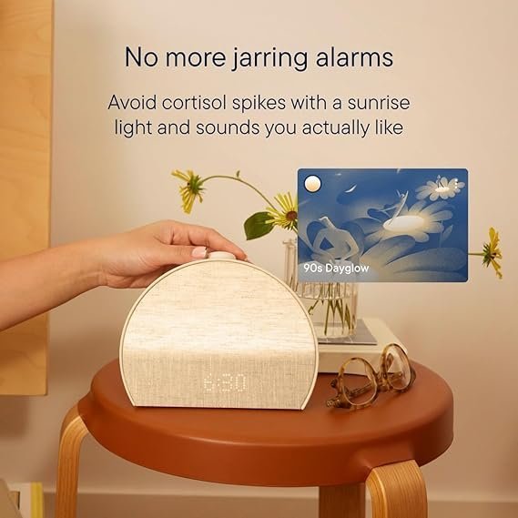 hatch restore 3 sunrise alarm clock, sound machine, smart light (putty) white noise, screen free sleep routine hatch restore 3 sunrise alarm clock, sound machine, smart light (putty) white noise, screen free sleep routine