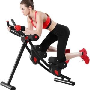 fitlaya fitness ab machine, ab workout equipment for home gym, height adjustable ab trainer, foldable fitness equipment.