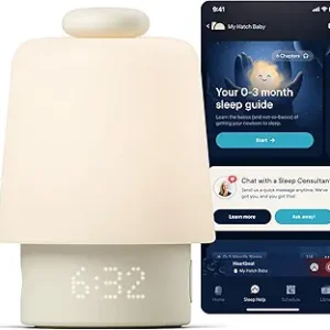 hatch baby sound machine, night light (putty) | sleep support | registry essential, routine builder, time to rise alarm clock, white noise, nursery stories, toddler kids (wi fi)