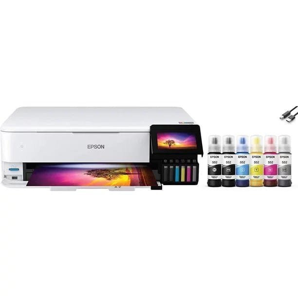epson ecotank photo et 8550 wireless wide format color all in one supertank printer epson ecotank photo et 8550 wireless wide format color all in one supertank printer