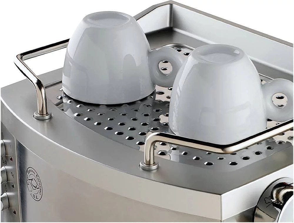 de’longhi – espresso machine with 15 bars of pressure, milk frother and removable water tank – stainless steel de’longhi – espresso machine with 15 bars of pressure, milk frother and removable water tank – stainless steel