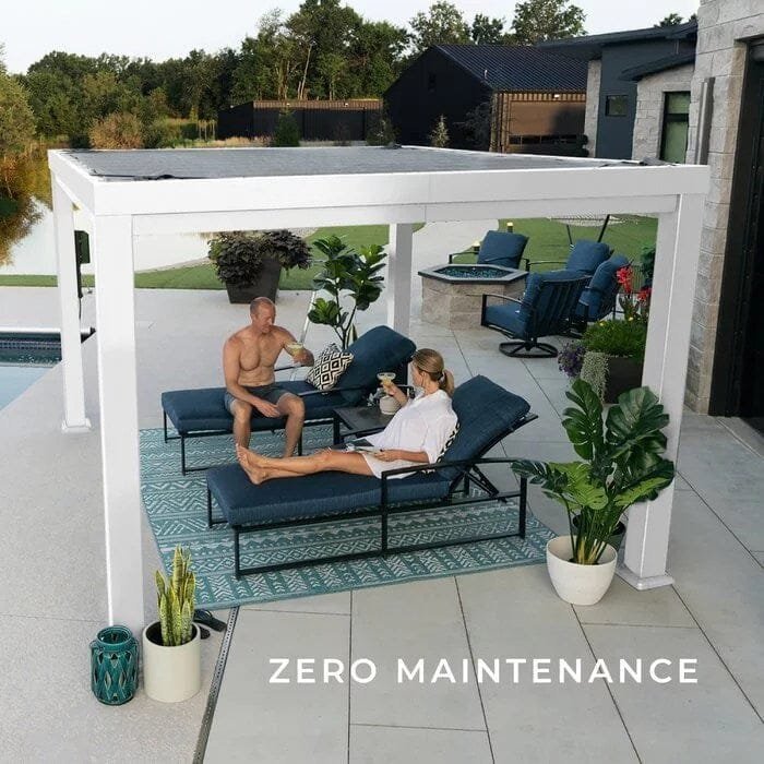 windham 12 ft. w x 10 ft. d steel pergola with canopy windham 12 ft. w x 10 ft. d steel pergola with canopy